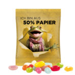 Mini bag 10g, paper foil white, jelly beans - Slika 2