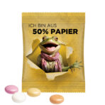 Mini bag 8g, paper foil white, Mentos chewy candy fruit - Slika 2