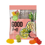 Mini bag 12g, foil transparent, Trolli vegan juice jelly bears, 14% fruit juice - Image 2