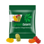 Mini bag 12g, compostable foil transparent, Trolli vegan jelly gums, 14 % fruit juice - Image 2