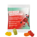 Mini bag 12g, recyclable paper white, Trolli vegan juice jelly bears, 14% fruit juice - Slika 2