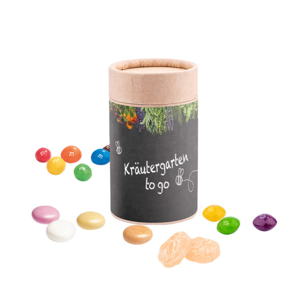 Paper can eco midi, Mini sweets Fruit mix