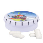 Quick box metal spring cover, white, chewing gum - Image 2