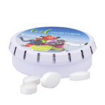 Quick box metal spring cover, white Pfeffi peppermint pastilles - Slika 2