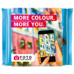 Ritter SPORT 100g, promotional case, Ritter SPORT chocolate bar yogurt