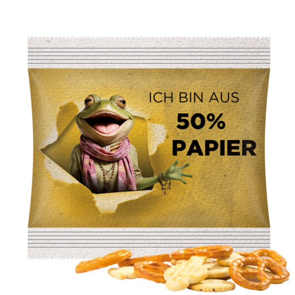Snack midi bag, recycable paper, chickpeas paprika