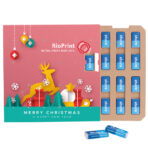 Mini bar advent calendar ECO, cardboard inlay, share mini chocolate bars - Slika 2