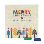 Mini bar advent calendar, grass paper, Lindt mini chocolate bars - Image 2