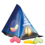Jelly gums tetrahedron, foil transparent, Trolli fruit jelly gums bicycle - Image 2