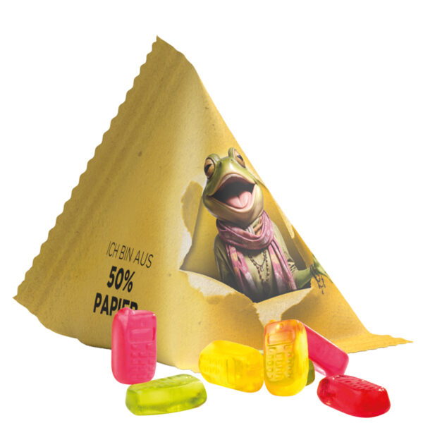 tetraeder_fruchtgummi_handy_folie_papier