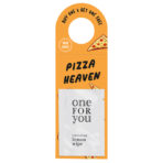 Promotional tag, refreshing wipe