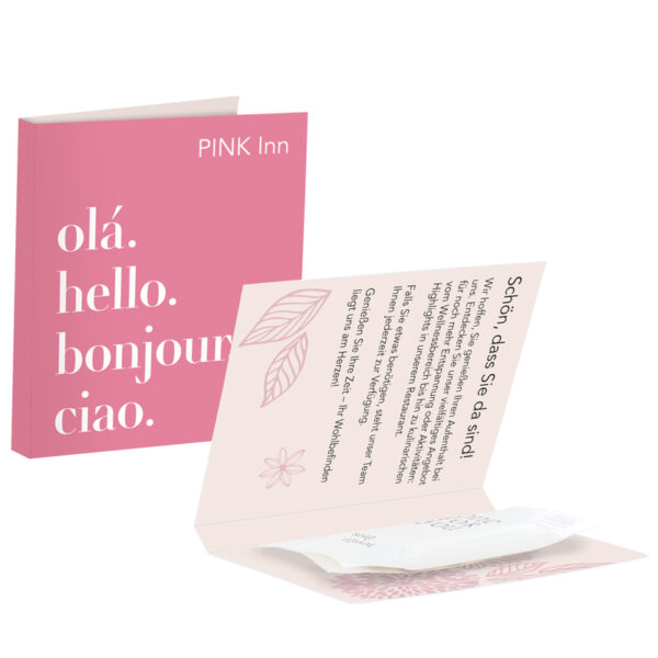 Promotion card midi, soap