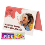 Promotion card, business card format, PEZ candy bar, fizzy - Image 2