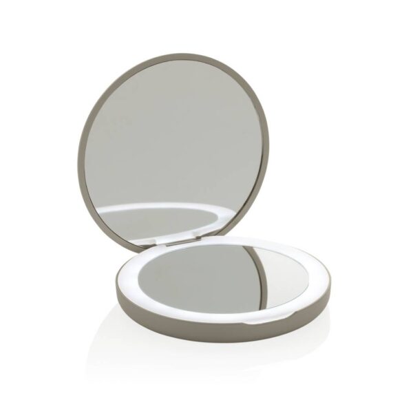 Lumora RCS recycled plastic LED re-chargeable make-up mirror