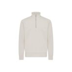 IQONIQ Elgon recycled cotton quarter zip sweater - Image 2
