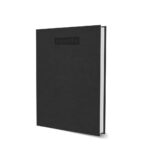 "SOLVAR" CRNI rokovnik B5, dim: 16,5x22,5 cm, 192 str., P/20