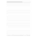 "ROMA" CRNI rokovnik A4, dim: 20x26,5cm, 192 str., P/20 - Image 4