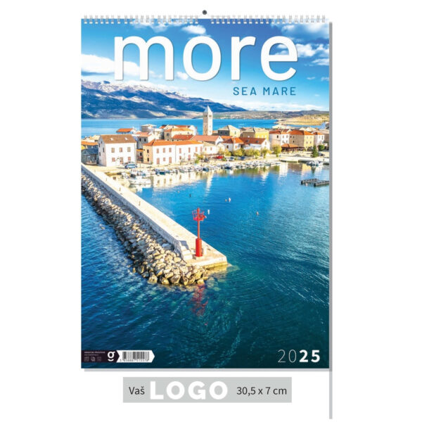 "MORE" 13 sheets., format: 30,5x50 cm, PVC bag, P/50, color calendar