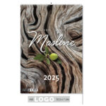 "MASLINE" 13 list., dim: 30,5x50 cm, PVC vrećica, P/50, color kalendar