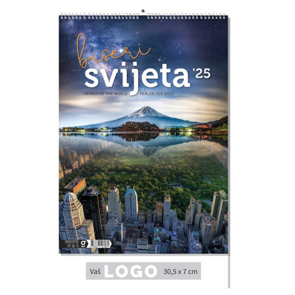 "BISERI SVIJETA" 13 list., dim: 30,5x50 cm, PVC vrećica, P/50, color kalendar