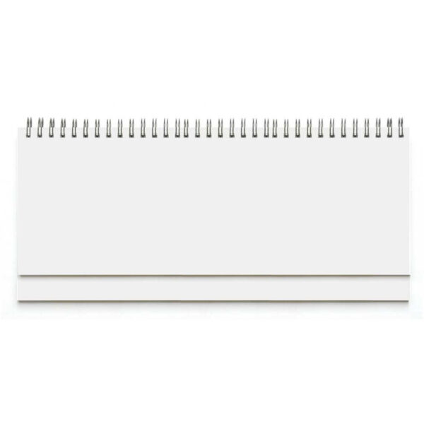 Planer STOLNI BRISTOL BIJELI, spiralni, dim:30x14,5cm, 128 str. P/50