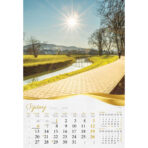 "MOJA ZLATNA SLAVONIJA i BARANJA"  13 list., dim: 33x55 cm, PVC vrećica, P/40, color kalendar - Image 3