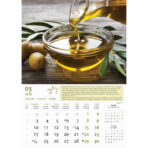 "MASLINE" 13 list., dim: 30,5x50 cm, PVC vrećica, P/50, color kalendar - Image 5