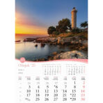 "ROMANTIČNA HRVATSKA" 13 list., dim: 30,5x50 cm, PVC vrećica, P/50, color kalendar - Image 4