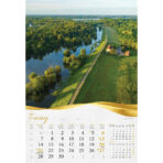 "MOJA ZLATNA SLAVONIJA i BARANJA"  13 list., dim: 33x55 cm, PVC vrećica, P/40, color kalendar - Image 6