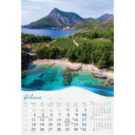 "BISERNA DALMACIJA" 13 list., dim: 33x55 cm, PVC vrećica, P/40, color kalendar - Image 10