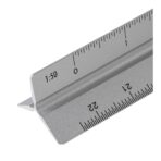 Aluminium 30 cm triangle-shaped ruler Tavi - Slika 8