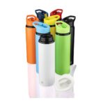 Recycled stainless steel drinking bottle (500 ml) Zeno - Image 2