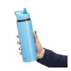 Recycled stainless steel drinking bottle (500 ml) Zeno - Image 11