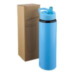 Recycled stainless steel drinking bottle (500 ml) Zeno - Image 10
