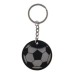 Recycled stainless steel soccer ball keychain Ciro - Image 2