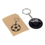 Recycled stainless steel soccer ball keychain Ciro - Image 4