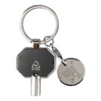 Recycled zinc alloy radiator bleed keychain Mara - Slika 2