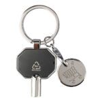 Recycled zinc alloy radiator bleed keychain Mara