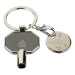 Recycled zinc alloy radiator bleed keychain Mara - Slika 4