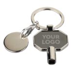 Recycled zinc alloy radiator bleed keychain Mara - Slika 6