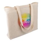 Oeko-Tex® cotton (140 gsm) shopping bag Isak - Image 11