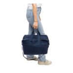 Recycled polycotton (330 gsm) cooler bag Luz - Slika 9