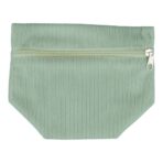 Corduroy zippered cosmetic pouch Tia