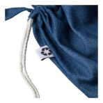 Recycled denim drawstring bag Dex - Slika 8