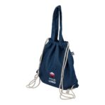 Recycled denim drawstring bag Dex - Slika 10