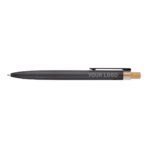 Recycled aluminium lacquered push ballpen Maren - Image 9