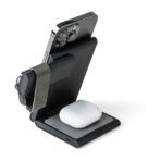 Recycled ABS 3-in-1 magnetic wireless charger Valerio - Image 11
