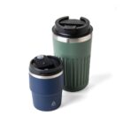 Recycled stainless steel double-walled mug (175 ml) Oli - Slika 7