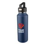 Recycled stainless steel double-walled bottle (600 ml) Mace - Slika 14