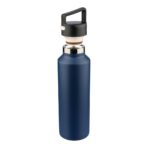 Recycled stainless steel double-walled bottle (600 ml) Mace - Slika 8